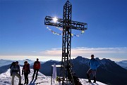 CIMA GREM (2049 m) con neve novembrina ad anello dal Colle di Zambla (Santella) il 28 novembre 2018 - FOTOGALLERY